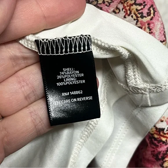 TORRID Crinkle Gauze Cris Cross Back Top Pink & Brown Peplum Cinched Waist Shirt - Picture 13 of 13